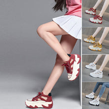 Laden Sie das Bild in den Galerie-Viewer, Passende, hohle High-Top-Schuhe mit dicker Sohle