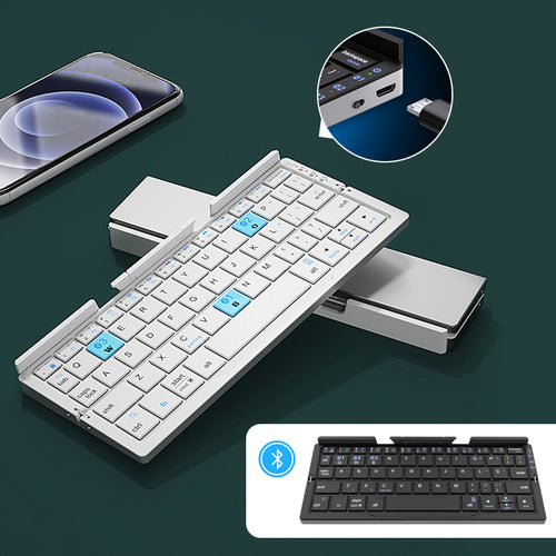 Bluetooth-Klapptastatur für Handy und Tablet