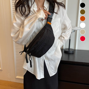 Mode Stickerei Brief Brust Tasche