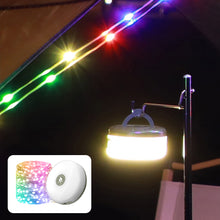 Laden Sie das Bild in den Galerie-Viewer, Wasserdichte tragbare verstaubare Lichterkette für den Außenbereich