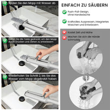 Laden Sie das Bild in den Galerie-Viewer, Tragbarer selbstdrückender Mini-Mopp