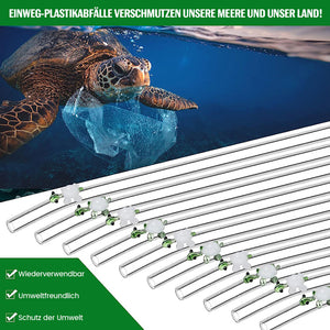 Strohhalme aus farbigem Glas