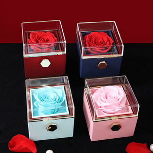 Ewige Rosen-Schmuckverpackungsbox
