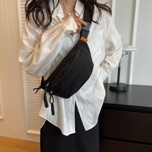 Mode Stickerei Brief Brust Tasche