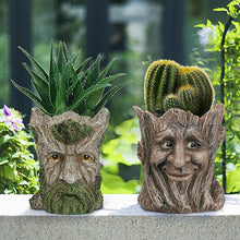 Laden Sie das Bild in den Galerie-Viewer, Baumstumpfvase aus Harz