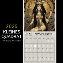 Laden Sie das Bild in den Galerie-Viewer, Kriegerische Göttin 2025 Mondphasenkalender