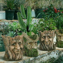 Laden Sie das Bild in den Galerie-Viewer, Baumstumpfvase aus Harz