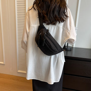 Mode Stickerei Brief Brust Tasche