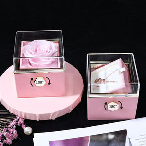 Ewige Rosen-Schmuckverpackungsbox