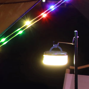 Wasserdichte tragbare verstaubare Lichterkette für den Außenbereich