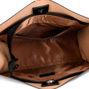 Crossbody-Tasche aus Leder mit großem Fassungsvermögen