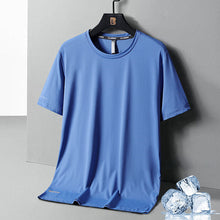Laden Sie das Bild in den Galerie-Viewer, Rundhals-T-Shirt aus Eisseide