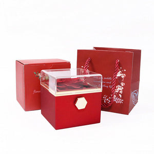 Ewige Rosen-Schmuckverpackungsbox