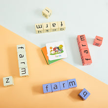 Laden Sie das Bild in den Galerie-Viewer, Englische Buchstaben Scrabble Spiel