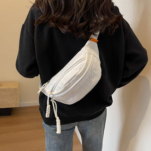 Mode Stickerei Brief Brust Tasche