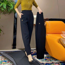 Laden Sie das Bild in den Galerie-Viewer, Lässige Haremshose mit hoher Taille