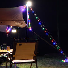 Laden Sie das Bild in den Galerie-Viewer, Wasserdichte tragbare verstaubare Lichterkette für den Außenbereich