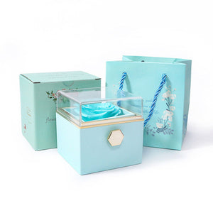 Ewige Rosen-Schmuckverpackungsbox