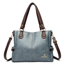 Laden Sie das Bild in den Galerie-Viewer, Helle Farbe Handtasche Kreuzbody Lederhandtasche