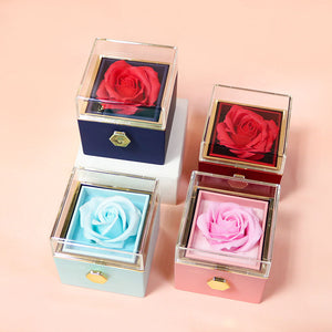Ewige Rosen-Schmuckverpackungsbox