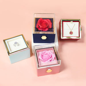 Ewige Rosen-Schmuckverpackungsbox