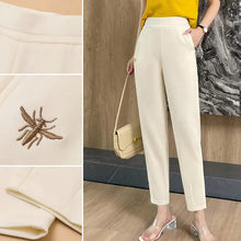 Laden Sie das Bild in den Galerie-Viewer, Lässige Haremshose mit hoher Taille