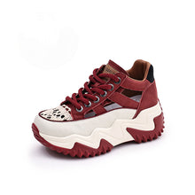 Laden Sie das Bild in den Galerie-Viewer, Passende, hohle High-Top-Schuhe mit dicker Sohle