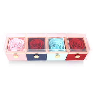 Ewige Rosen-Schmuckverpackungsbox