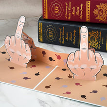 Laden Sie das Bild in den Galerie-Viewer, Lustige 3D-Mittelfingerkarte