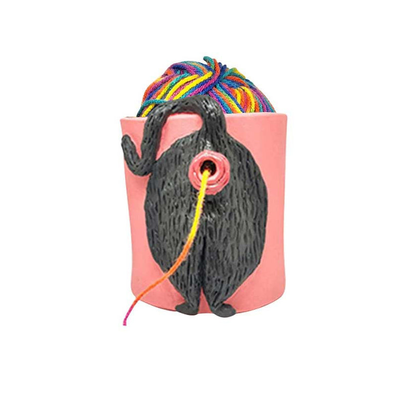 Katze Hintern Wollaufbewahrungsornament