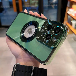 Magnetische iPhone-Hülle mit Objektivhalterung