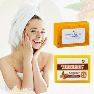 Zitronen-Kurkuma-Kojic-Säure-Seife