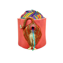Laden Sie das Bild in den Galerie-Viewer, Katze Hintern Wollaufbewahrungsornament