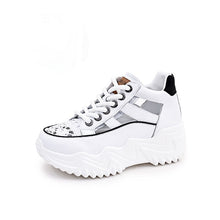 Laden Sie das Bild in den Galerie-Viewer, Passende, hohle High-Top-Schuhe mit dicker Sohle