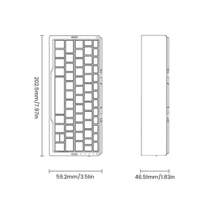 Bluetooth-Klapptastatur für Handy und Tablet