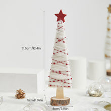 Laden Sie das Bild in den Galerie-Viewer, Weihnachten Holz Filz Rentier Elch Baumschmuck