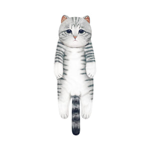 Süßes Katzenhandtuch