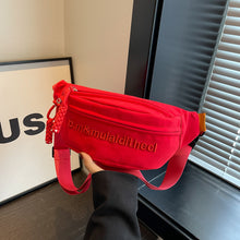Laden Sie das Bild in den Galerie-Viewer, Mode Stickerei Brief Brust Tasche