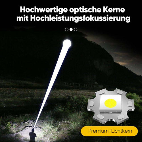 Wasserdichte wiederaufladbare Digitalanzeige 2-in-1-Taschenlampe