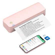 Laden Sie das Bild in den Galerie-Viewer, Kabelloser Bluetooth-Thermodrucker