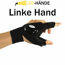 Laden Sie das Bild in den Galerie-Viewer, Wasserdichte Handschuhe mit LED-Taschenlampe