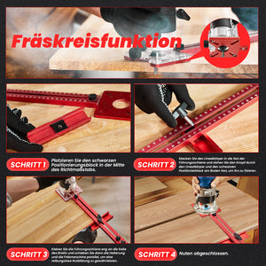 4 in 1 Oberfräse Fräsen Nut Halterun