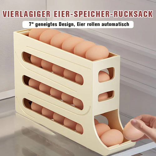 Vierlagiges Eierlagerregal