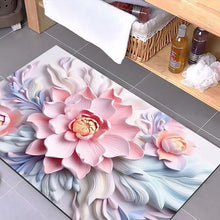 Laden Sie das Bild in den Galerie-Viewer, 3D-Blumen-Fußmatte