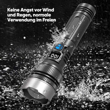 Laden Sie das Bild in den Galerie-Viewer, Wasserdichte wiederaufladbare Digitalanzeige 2-in-1-Taschenlampe