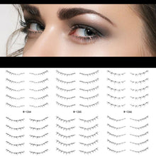 Laden Sie das Bild in den Galerie-Viewer, Untere Wimpern Tattoo Aufkleber Set