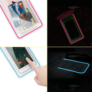 Wasserdichte leuchtende universelle Handytasche