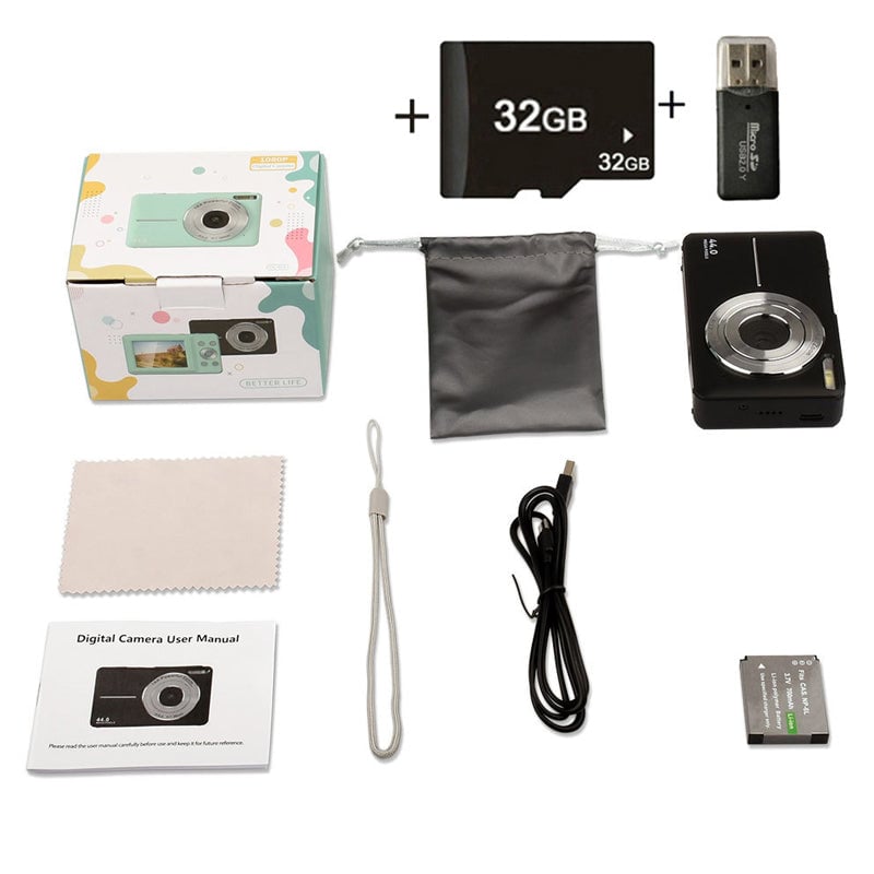 DC403 Kamera (32G Speicherkarte + Kartenleser)