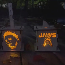 Laden Sie das Bild in den Galerie-Viewer, Horrorfigur Jack Lantern Holzdekoration