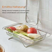 Laden Sie das Bild in den Galerie-Viewer, Abtropfkorb für Spülbecken aus Edelstahl